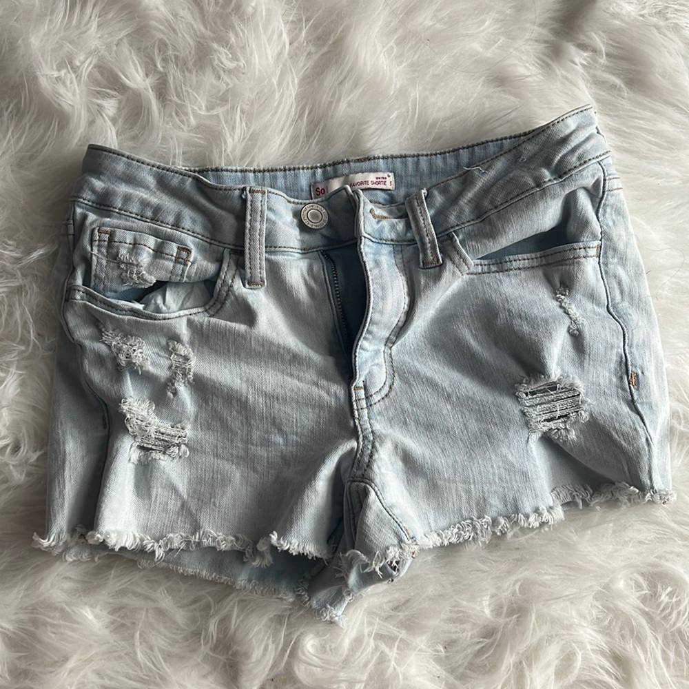 jean shorts, size 5 (juniors)
